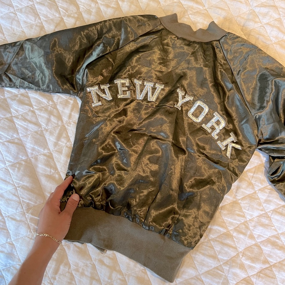 New York satin jacket